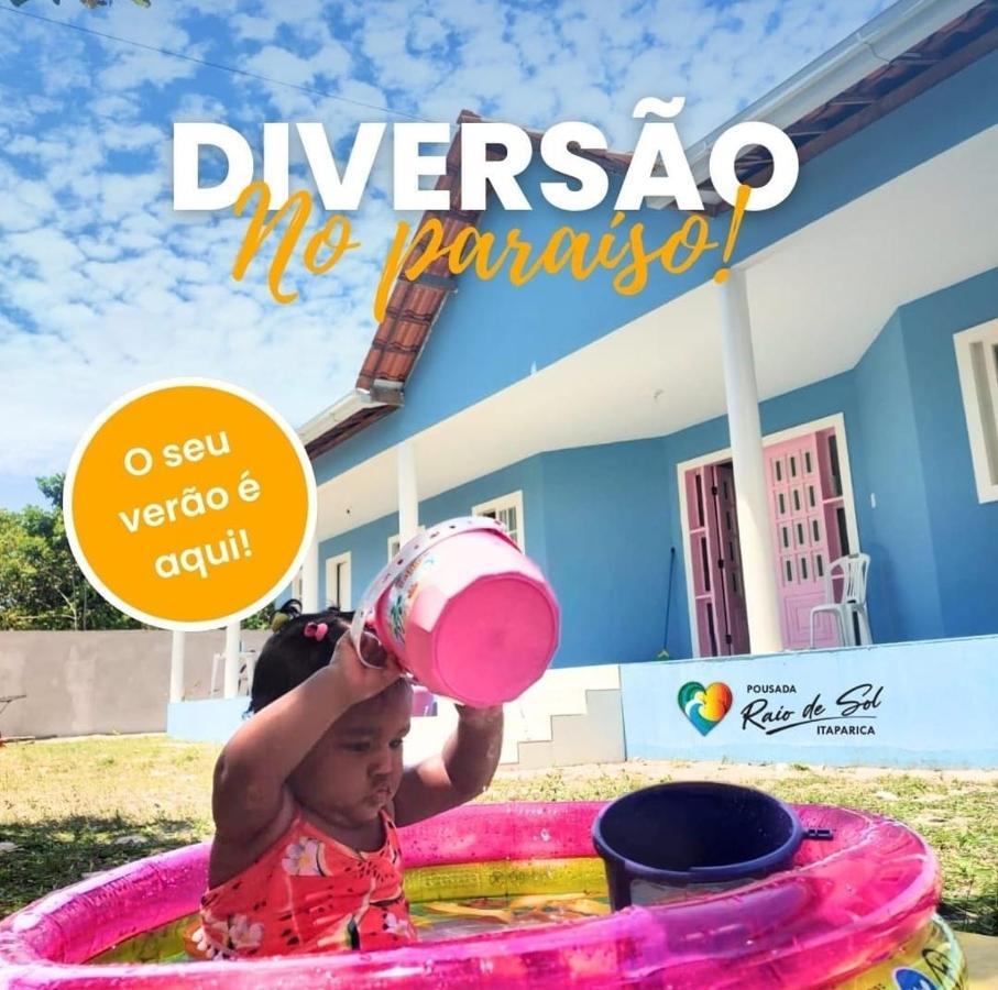 Pousada Raio De Sol - Ilha De Itaparica- Catu A 150 M Da Praia Bagian luar foto