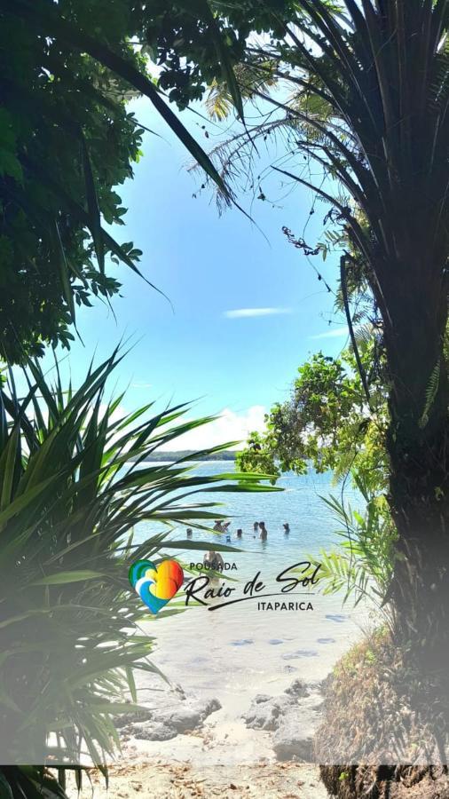 Pousada Raio De Sol - Ilha De Itaparica- Catu A 150 M Da Praia Bagian luar foto
